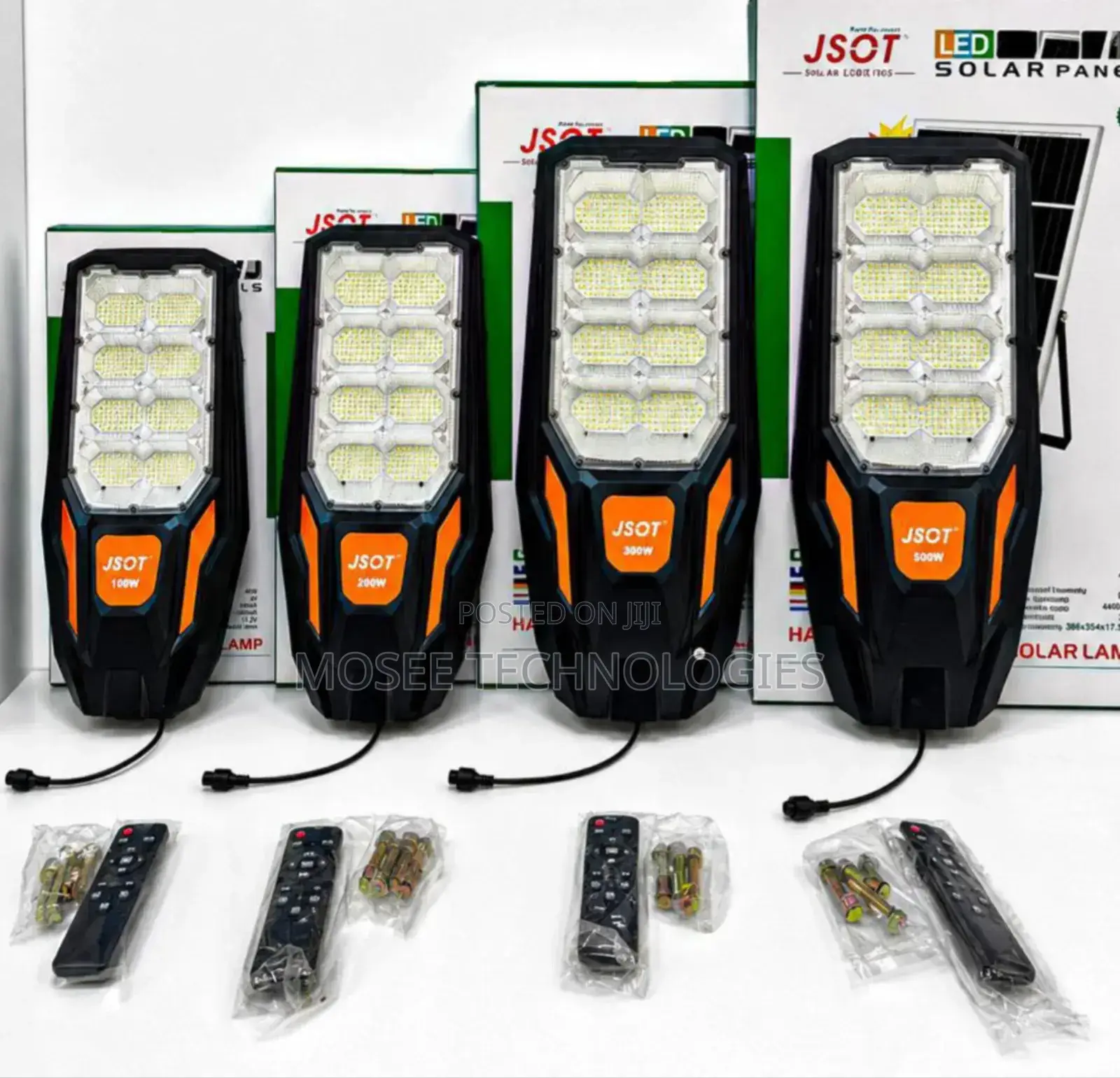 JSOT 100W Solar LED No Remote Control – IP65