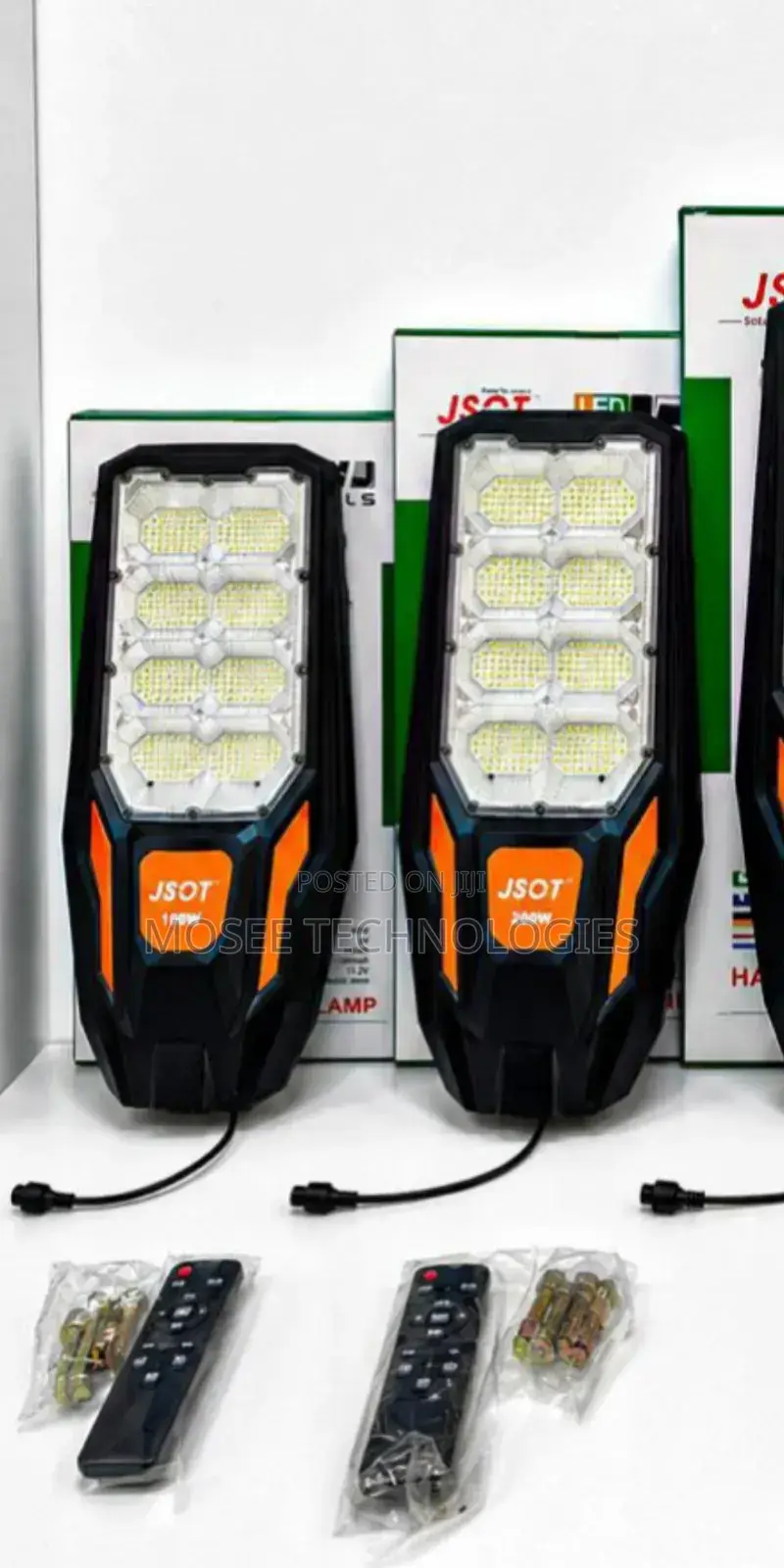 JSOT 100W Solar LED No Remote Control – IP65