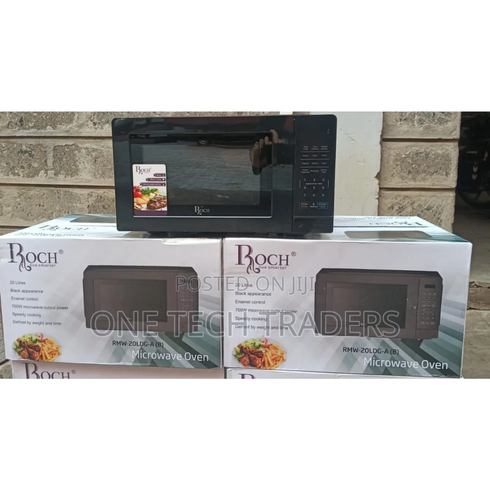 20 Litres Digital Roch Microwave - Black