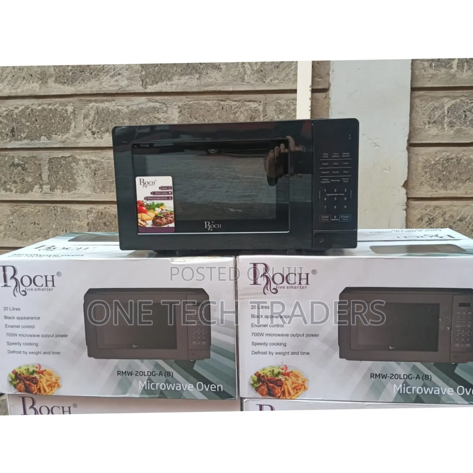 20 Litres Digital Roch Microwave - Black