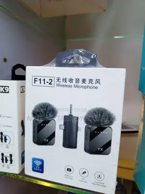 F11-2 Dual Wireless Microphone for iPhone Android Camera