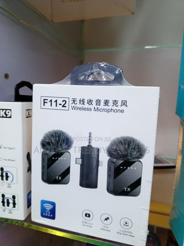 F11-2 Dual Wireless Microphone for iPhone Android Camera - thumbnail 2