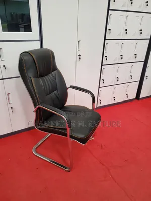 Executive Cantilever Chair With Contrast Stitching
