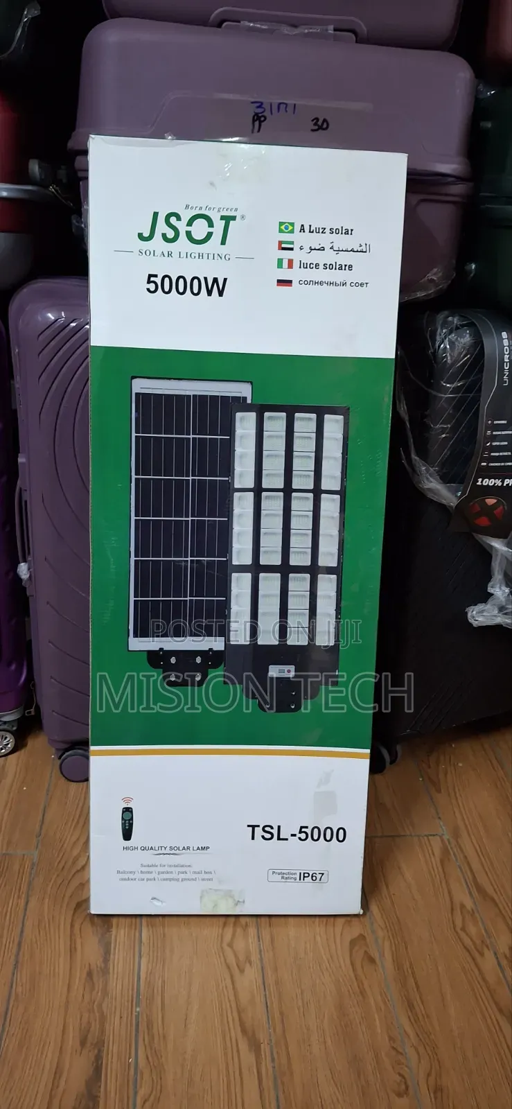JSOT TSL-5000W Solar Street Light * 
