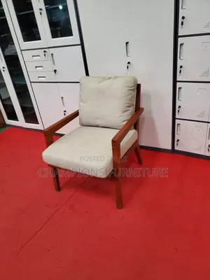 Wooden Accent Armchair