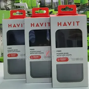 Havit PB89 *10000mAh* Power Bank *With LED Lights