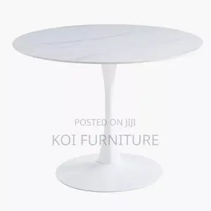 Coffee Table; Round Marble Execellence Coffee Table