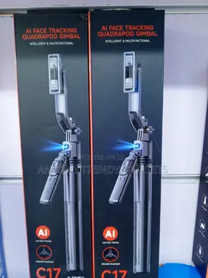 C17 AI Face Tracking Gimbal With 360° Auto Rotation Remote