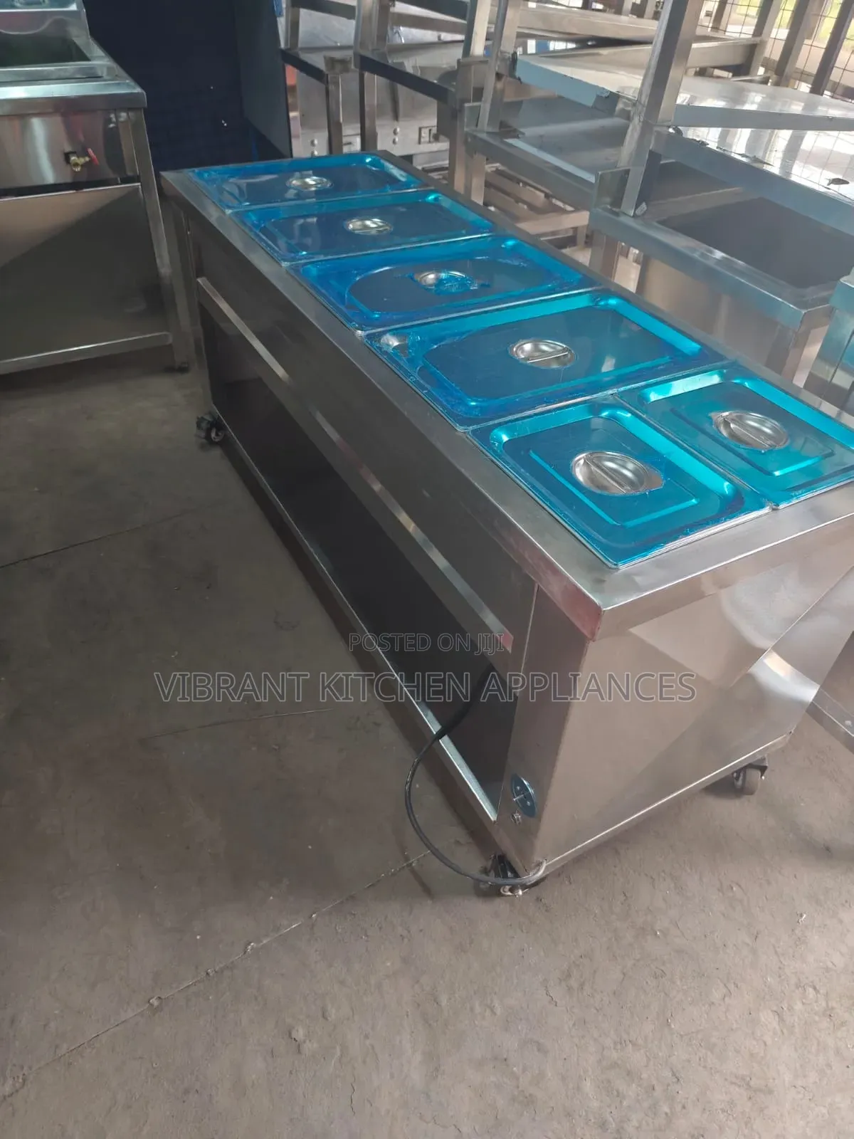 5-Pan Commercial Food Warmer (Bain Marie)