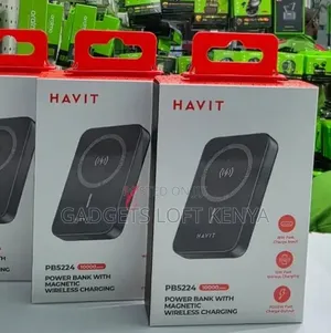 Havit PB5224 *10000mAh 20W Magnetic Wireless* Charging Power Bank