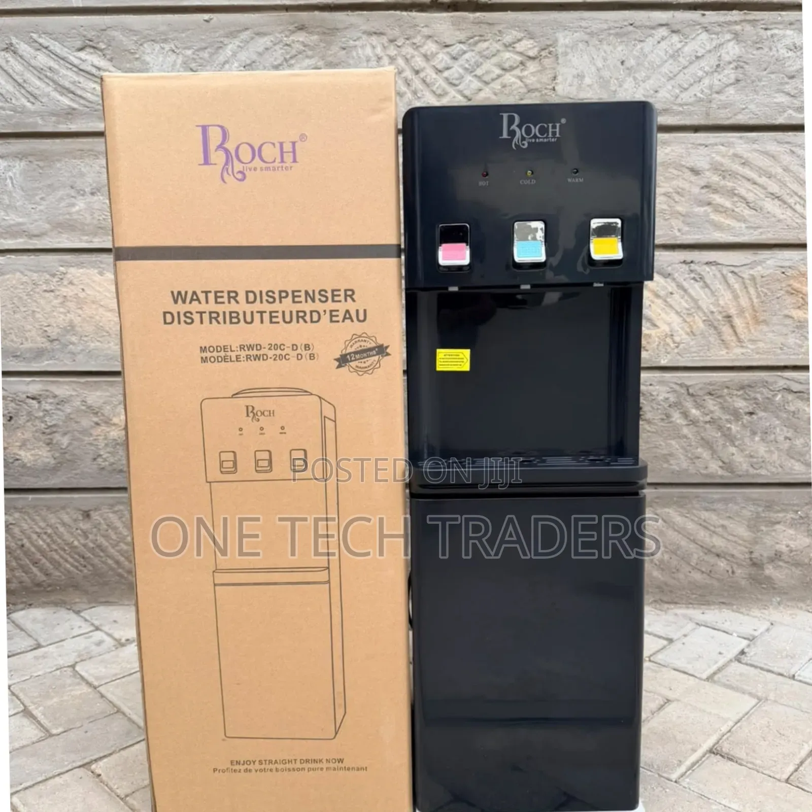 Executive 3 Taps Standing Roch Dispenser