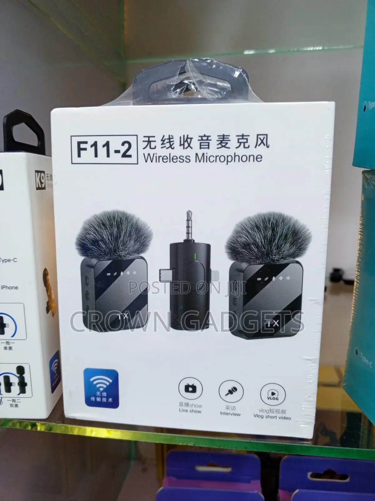 F11-2 Professional Wireless Microphone for YouTube TikTok
