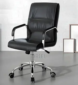 Office Chair : Office Swivel Leather Padded Visitor Chair