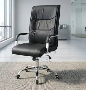 Office Chair : Office Swivel Leather Padded Visitor Chair