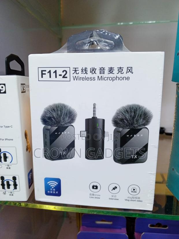 F11-2 Wireless Lavalier Mic 20M Range Plug Play - main view