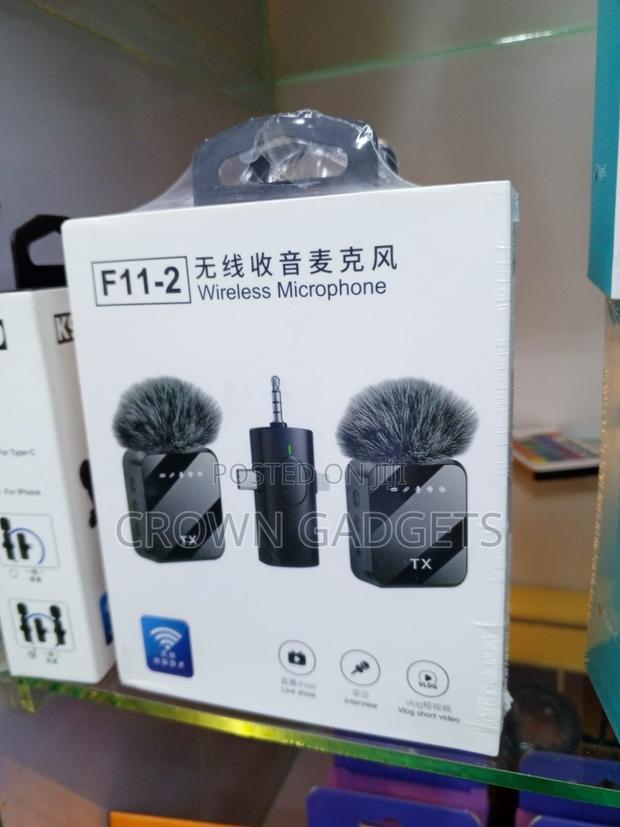F11-2 Wireless Lavalier Mic 20M Range Plug Play - thumbnail 2