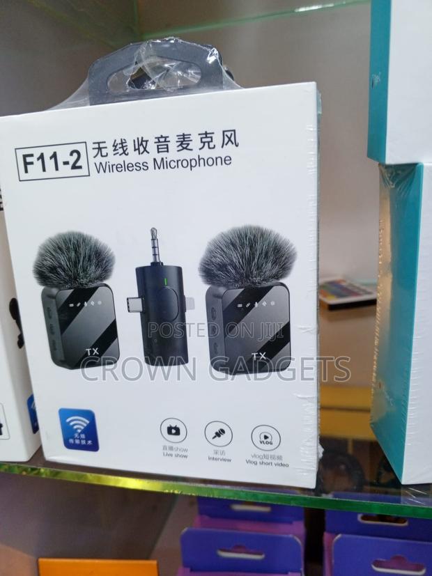 F11-2 Wireless Lavalier Mic 20M Range Plug Play - thumbnail 4