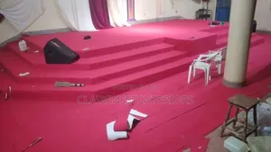 Carpet Crafted for Church Pulpit Use, Wall to Wall Delta Carpets