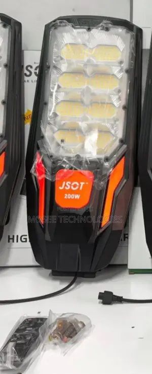 JSOT 200W Solar Street Light With Remote Control Waterproof LED