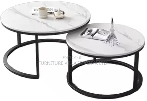 Coffee Table; 2 PCS Home-Office Coffee Table Set - thumbnail 4