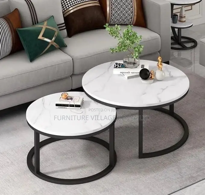 Coffee Table; 2 PCS Home-Office Coffee Table Set