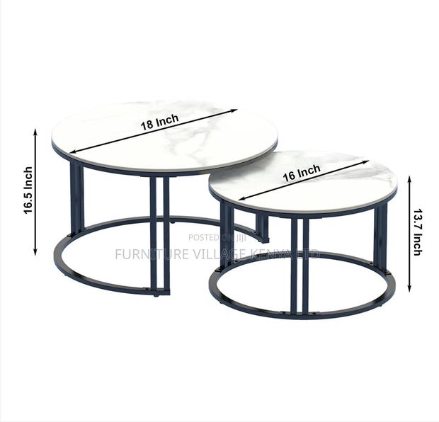 Coffee Table; 2 PCS Home-Office Coffee Table Set - thumbnail 12
