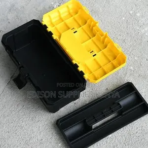Deli Tool Box 20" Inch Plastic ToolBox Lockable Storage Boxes Wt Tray