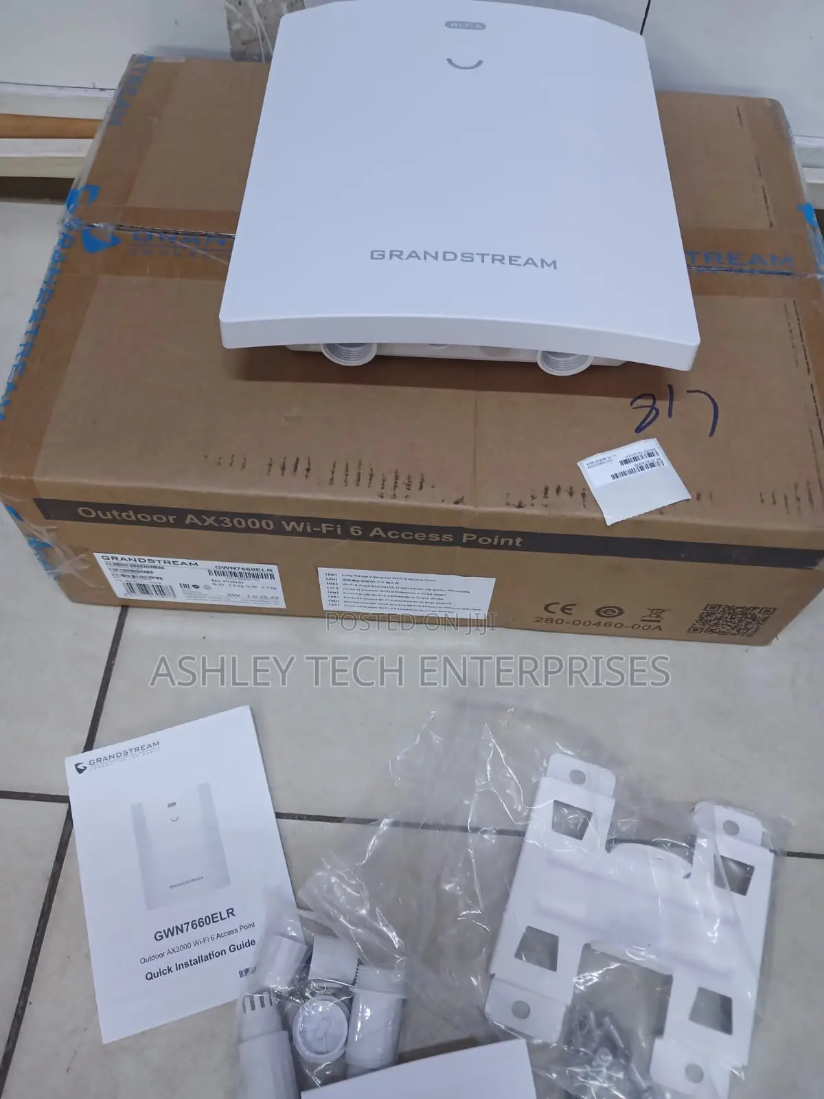 New Grandstream GWN7660ELR – Enterprise WiFi 6 Access Point