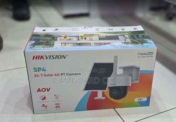3mp Hikvision SP4 + 4G Solar PTZ Camera