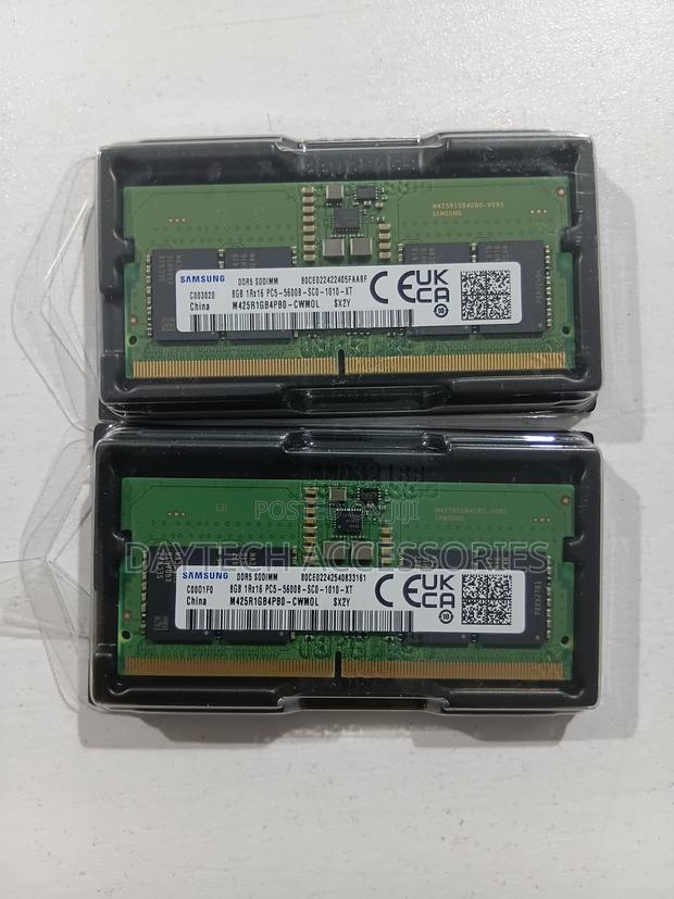 Samsung 8GB DDR5 5600MHz SODIMM Laptop Ram Memory Modules. - main view
