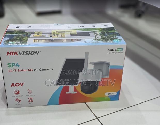 Hikvision SP4 4G Solar Powered PTZ Security Camera