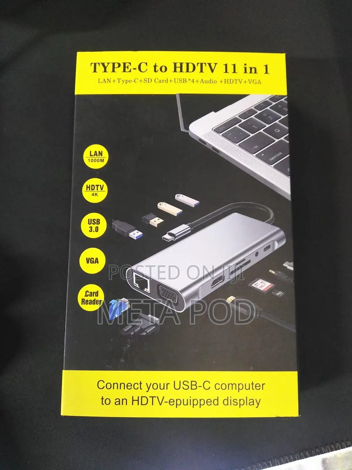 Type C to HDTV 11 in 1 Adapter