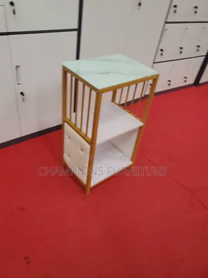 3-Tier Marble Top Accent Stand