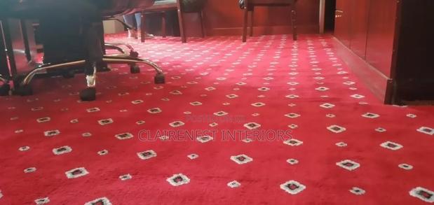 10mm Vip Red With Diamond Prints Wall to Wall Carpets