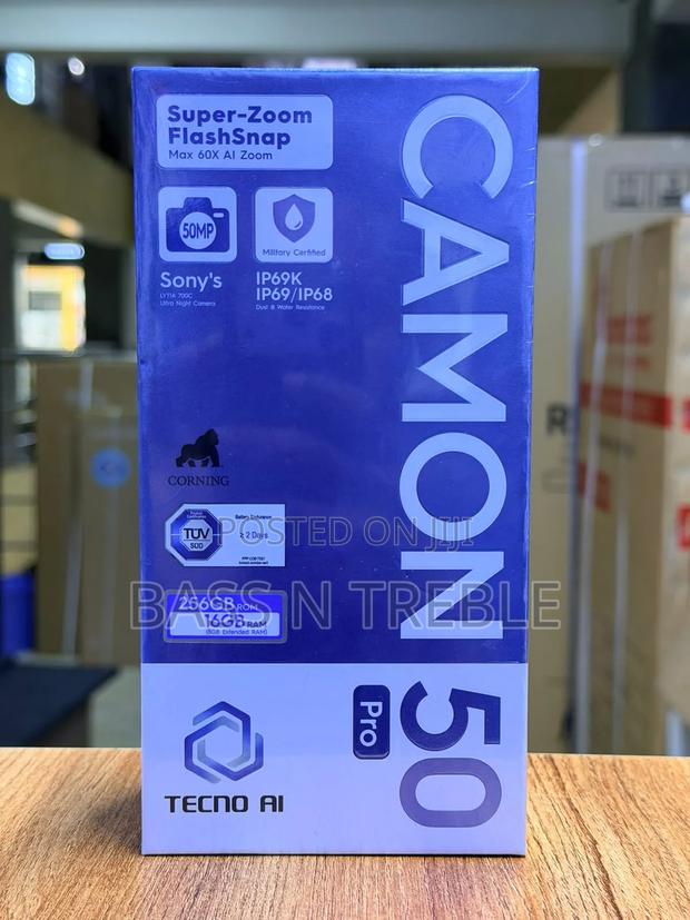 New Tecno Camon 50 256 GB Black - thumbnail 2