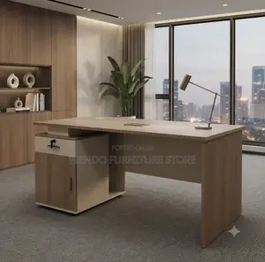 Office Desk; 1400MM Executive Home Office Drawered Desk
