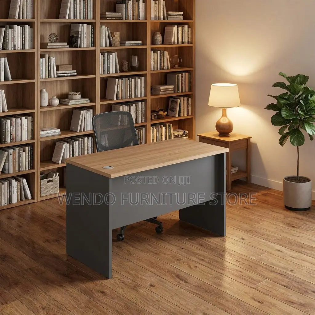 Office Desk; 1400MM Executive Home Office Drawered Desk