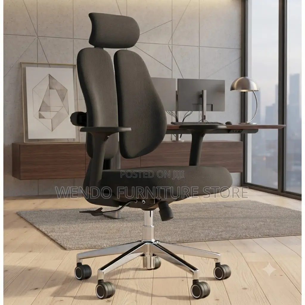 Office Chairs; Executive Black Modern Pioneers Senior Orthopedic Chair