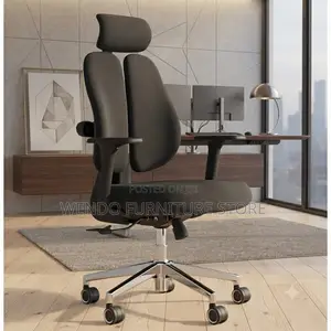 Office Chairs; Executive Black Modern Pioneers Senior Orthopedic Chair