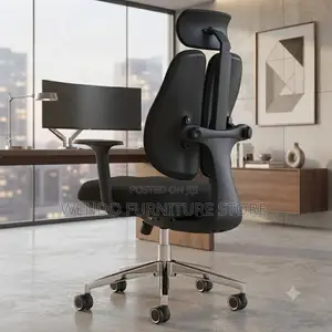 Office Chairs; Executive Black Modern Pioneers Senior Orthopedic Chair