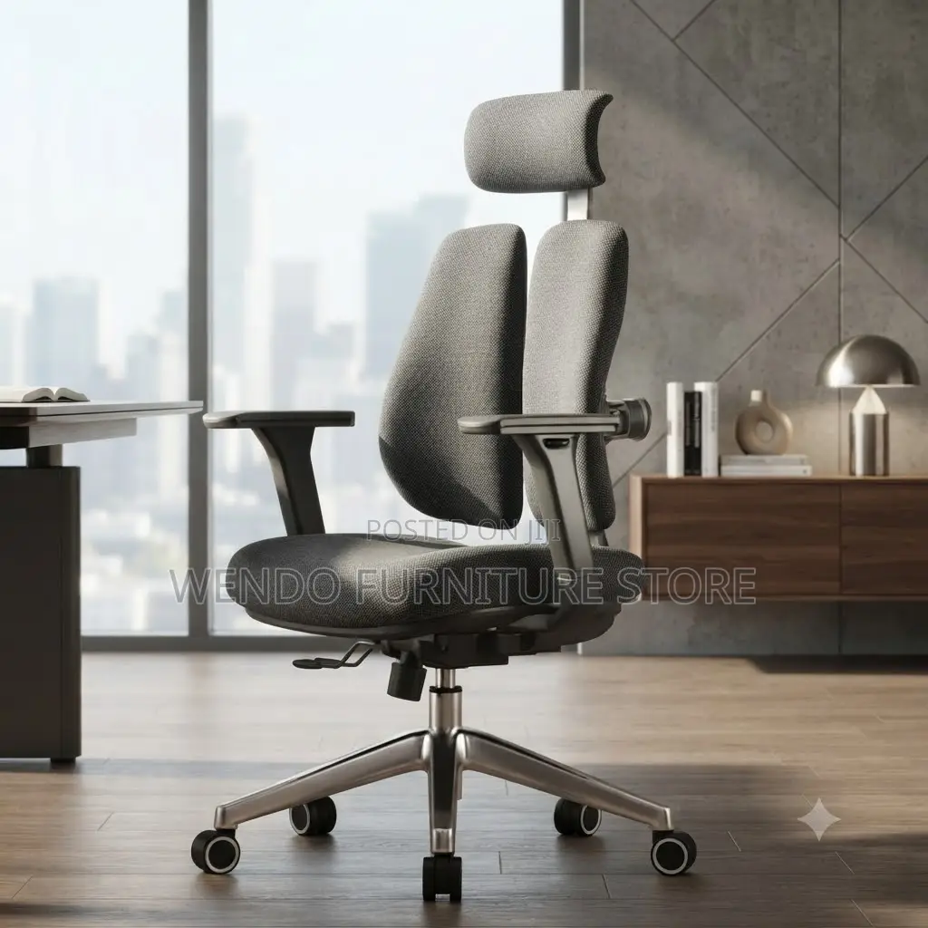 Office Chairs; Executive Black Modern Pioneers Senior Orthopedic Chair