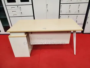 1.6M Light Toned Executive Office Desk