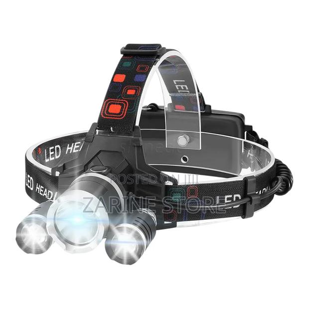 Rechargeable Headlamp Torch With 2 Rechargeable Battery - main view