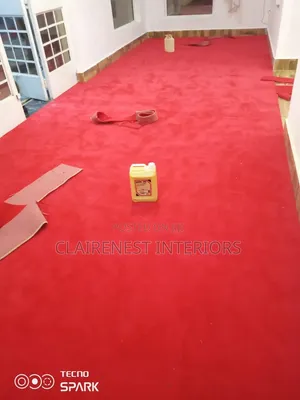 10mm Plain Red Vip Touch of Luxury Wall to Wall Carpets