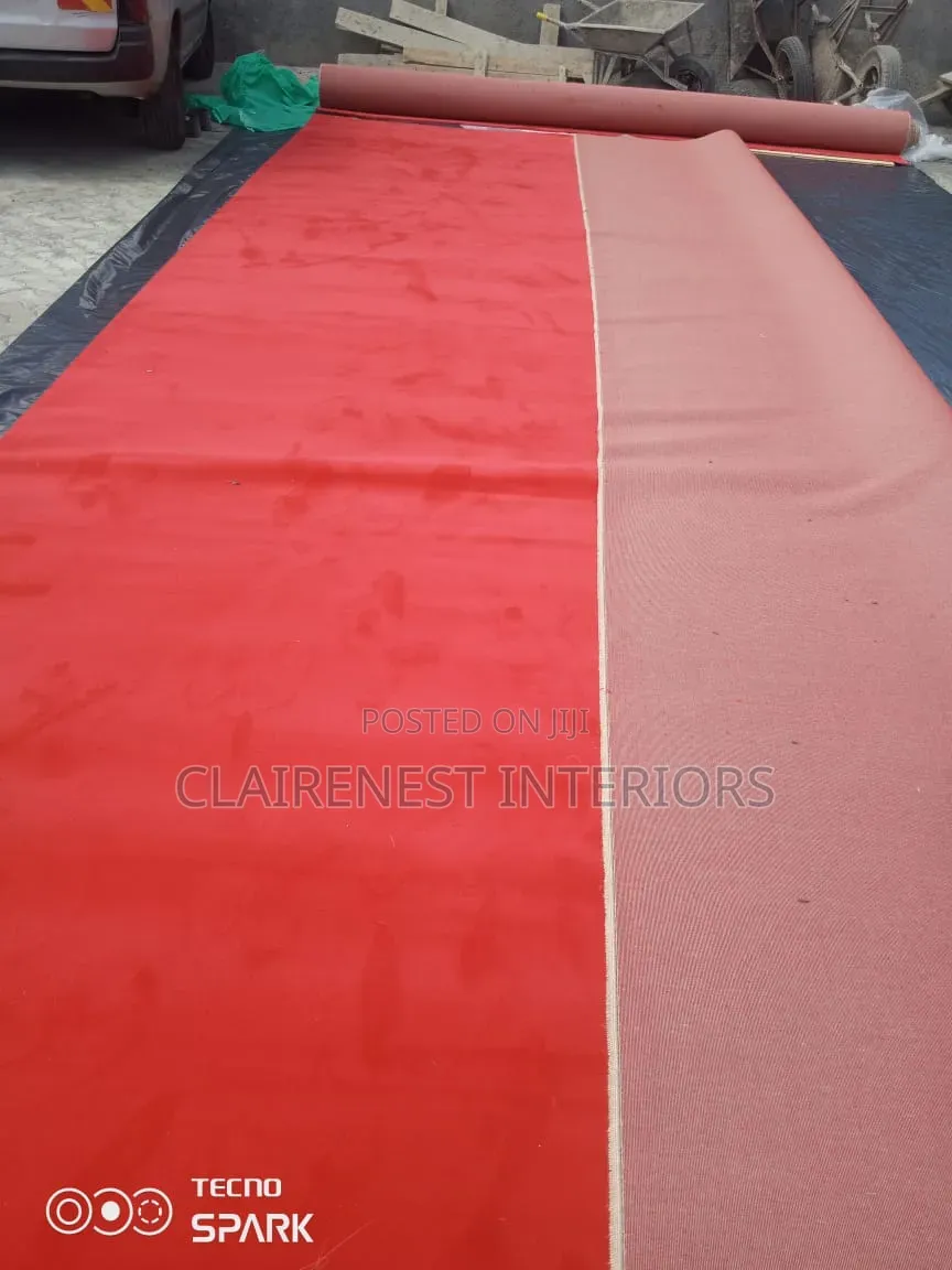 10mm Plain Red Vip Touch of Luxury Wall to Wall Carpets