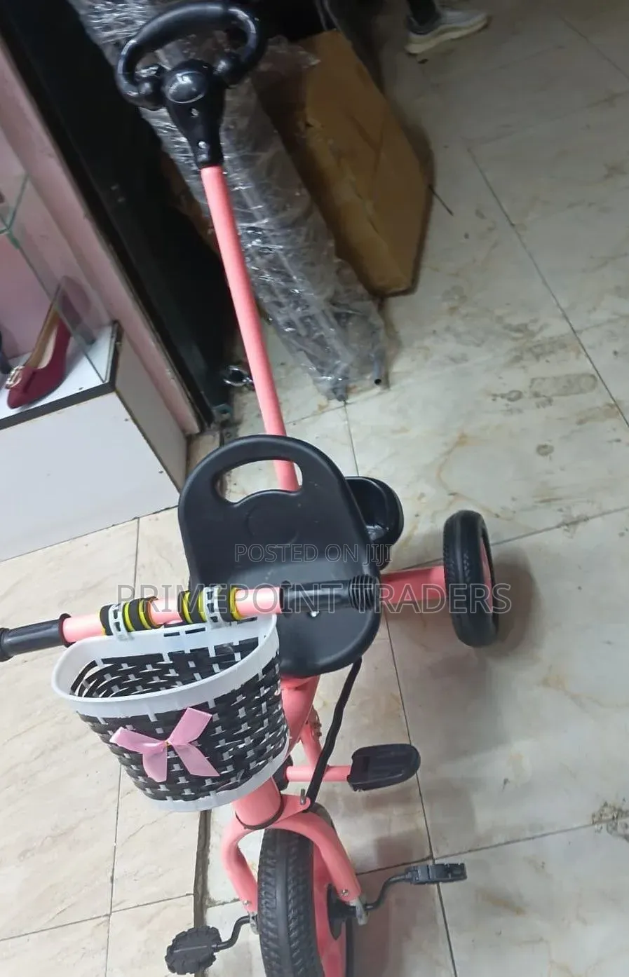 Kids Tricycle With Parent Push Handle – Safe Comfortable Ride