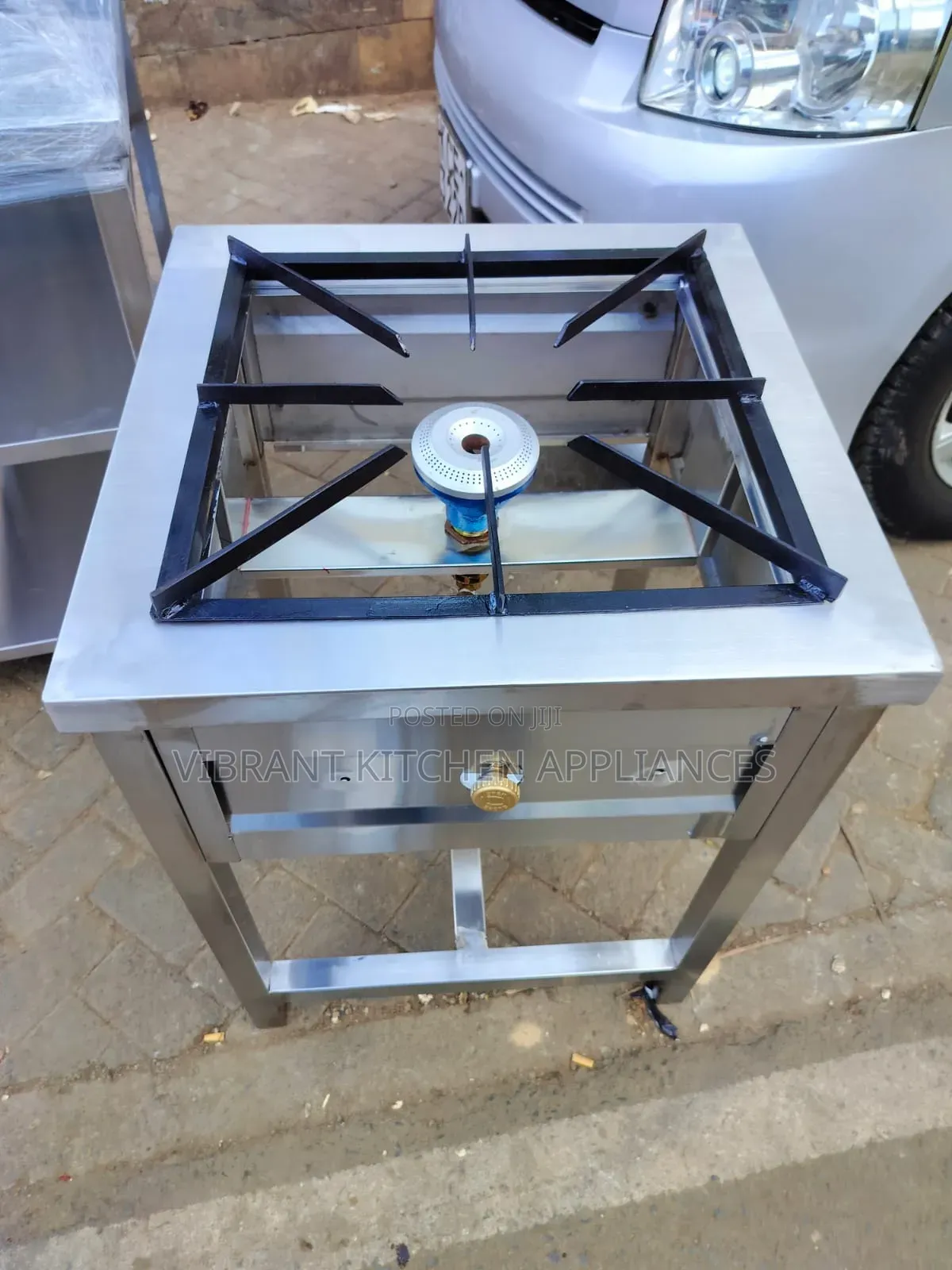Stainless Steel Single High Pressure Gas Burner