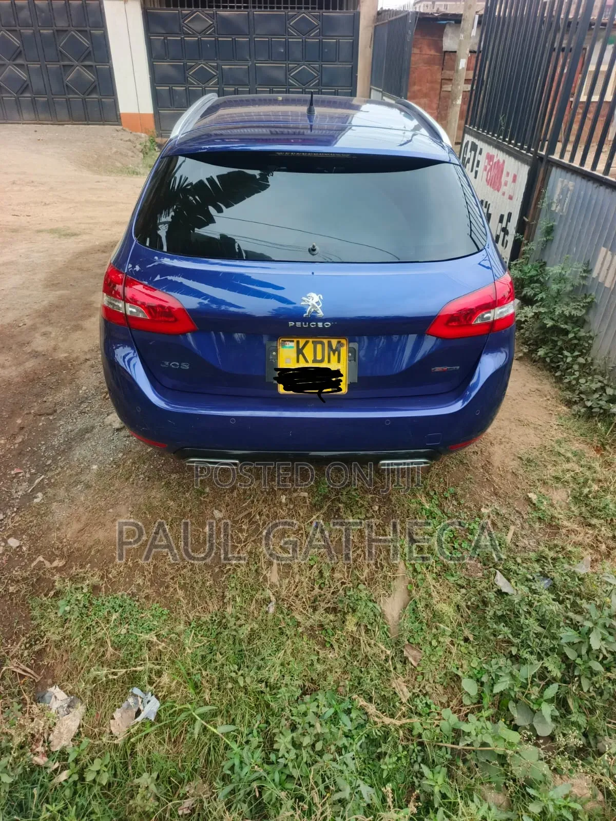 Peugeot 308 2016 Blue