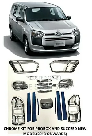 Chrome Kits for Succeed and Probox