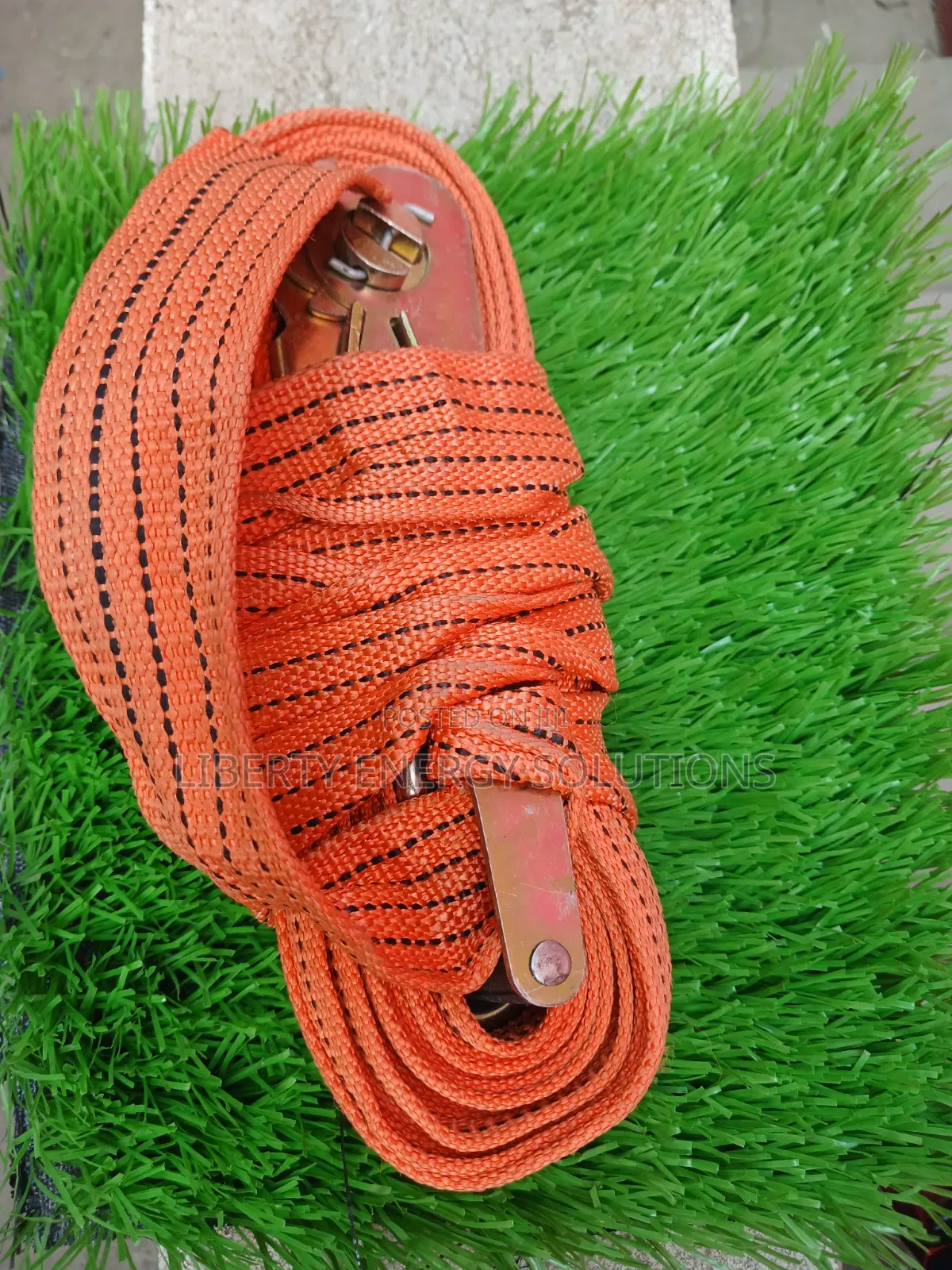Orange Polyester Ratchet Tie-Down Cargo